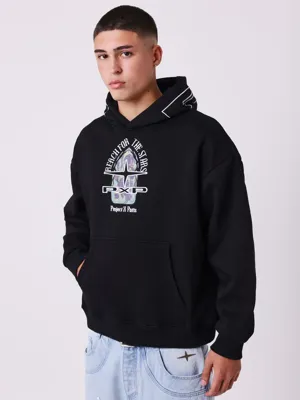 Project X Paris Vitrail Hoodie Heren Zwart - Maat XL - Kleur: Zwart | Soccerfanshop