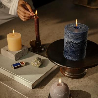 Kaars rustiek 80/110 mm zandkleur Spaas - Spaas Kaars rustiek 80/110 mm zandkleur Spaas - Spaas