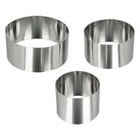 Metaltex Dessertringenset 6/8/10 cm RVS 3 Stuks - thumbnail