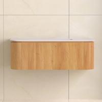 Badmeubelset Sanilux Eleganza 120 cm Zonder Kraangat Acacia - thumbnail