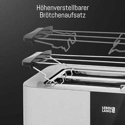 Lebenlang LBL9898 Broodrooster RVS
