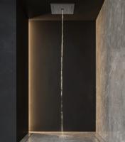 Hoofddouche Hotbath Mate 38x38 cm Inbouw Met Pilaarstraal Geborsteld Nikkel - thumbnail