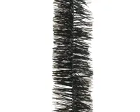 Guirlande lametta d7,5h270 cm zwart kerstslinger Decoris - Decoris - thumbnail