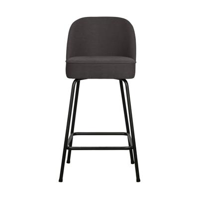 Woood Vogue barkruk H65 geweven Donkergrijs