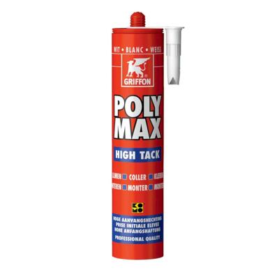 Griffon Poly Max High Tack Wit 435g Griffon Poly Max High Tack Wit 435g