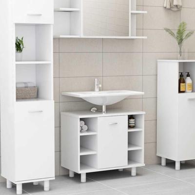 VidaXL Badkamerkast 60x32x53,5 cm bewerkt hout wit VidaXL Badkamerkast 60x32x53,5 cm bewerkt hout wit