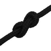VidaXL Werktouw 10 mm 25 m polyester zwart - thumbnail