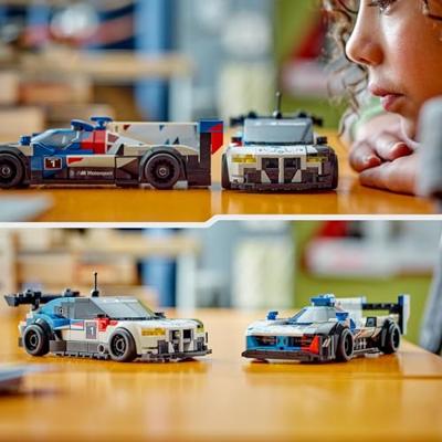 LEGO speed champions 76922 bmw m4 gt3 en bmw m hybrid v8 racewagens - thumbnail