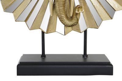 Decoratieve figuren DKD Home Decor 47 x 18 x 56,5 cm Olifant Gouden