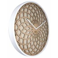 NeXtime klok 3149be sun large, ø50 cm, wall, beige - thumbnail