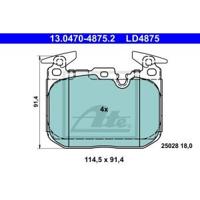 Remblokkenset, schijfrem ATE Ceramic 13047048752 - thumbnail