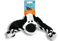 Hondenspeelgoed charlie pluche+flosstouw 35cm - thumbnail