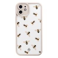 iPhone 11 beige case - Bee happy - thumbnail