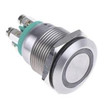 Bulgin MPI002/TE/GN/12 Drukschakelaar 1 stuk(s) - thumbnail