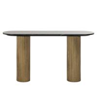 Richmond Sidetable 'Dayton' Marmer en Brass, 130cm - thumbnail