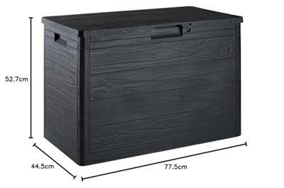 Toomax kussenbox woody&apos;s 77x44x53cm antraciet - thumbnail