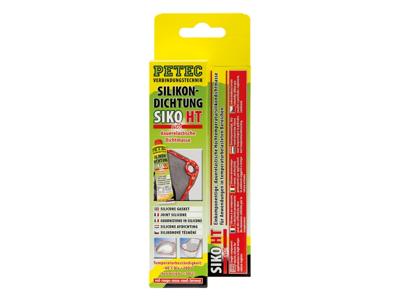 PETEC afdichtpasta silicone seal 70 ml red