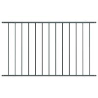 Hekpaneel 1,7x1,25 m gepoedercoat staal antraciet - thumbnail