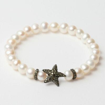 Lancaster JLA-BR-STAR-3-WH 16 mm Dames armband