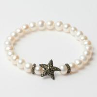 Lancaster JLA-BR-STAR-3-WH 16 mm Dames armband - thumbnail