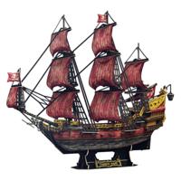 Cubic Fun 3d puzzel queen anne revenge - thumbnail