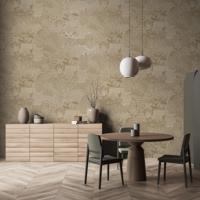 Dutch Wallcoverings Khalili - Mirissa Gold - Goud - thumbnail