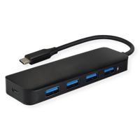VALUE USB 3.2 Gen 1 hub, 4-poorts, type C aansluitkabel - thumbnail
