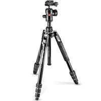 Manfrotto Befree Advances camerastatief-kit met draaisluiting, reisstatiefkit met kogelkop, compact en draagbaar, aluminium statief voor DSL-, spiegelloze en spiegelreflexcamera's, camera-accessoires - thumbnail