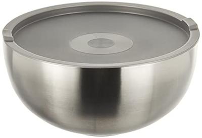 Geïsoleerde slakom - GSW - 30 cm - RVS - 5,50 L - Lekvrij deksel - Dubbele wand Geïsoleerde slakom - GSW - 30 cm - RVS - 5,50 L - Lekvrij deksel - Dubbele wand