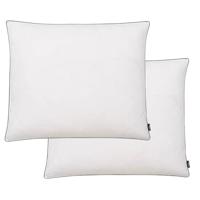 VidaXL Kussens 2 st licht 70x60 cm dons-/verenvulling wit - thumbnail