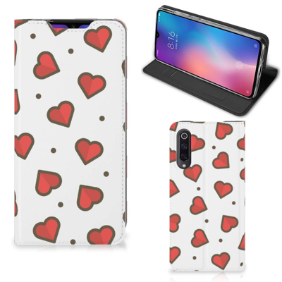 Xiaomi Mi 9 | Hoesje met Magneet | Hearts Xiaomi Mi 9 | Hoesje met Magneet | Hearts