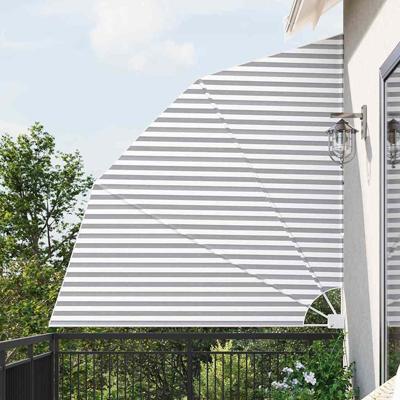 Balkon Privacy Scherm Antraciet en wit 210 x 210 cm Stof Balkon Privacy Scherm Antraciet en wit 210 x 210 cm Stof