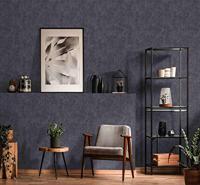 Dutch Wallcoverings Behang Carat Deluxe Uni Zwart 10078-15 - thumbnail