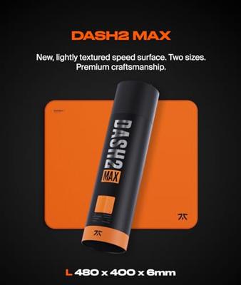 Fnatic DASH2 MAX Oranje muismat Fnatic DASH2 MAX Oranje muismat