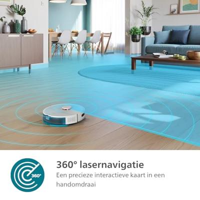 Philips XU2000/10 Robotstofzuiger met Dweilfunctie - Blauw