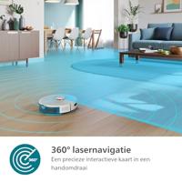 Philips XU2000/10 Robotstofzuiger met Dweilfunctie - Blauw - thumbnail