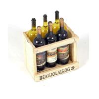 Fastrax Scale Wood Crate w/Wine bottles - thumbnail