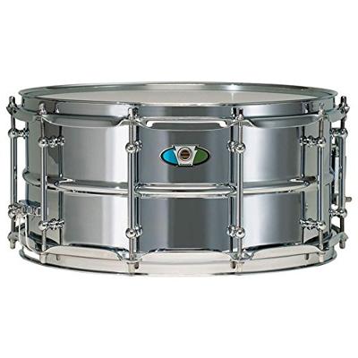 Ludwig LU6514SL Supralite 14 x 6.5 inch steel snaredrum Ludwig LU6514SL Supralite 14 x 6.5 inch steel snaredrum