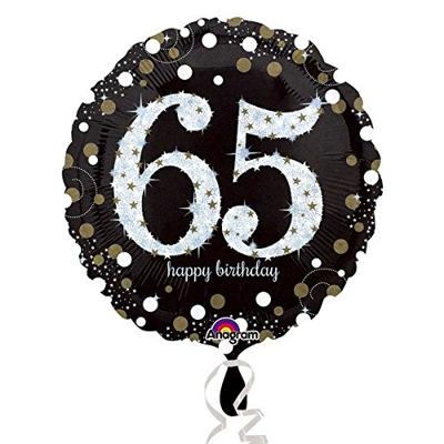 FolieBallon 30 jaar happy birthday sparkling gold 43cm