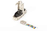 Digitus DN-93631-10 RJ45-inbouwmodule Module-steekprofiel CAT 6A 10 stuk(s) - thumbnail