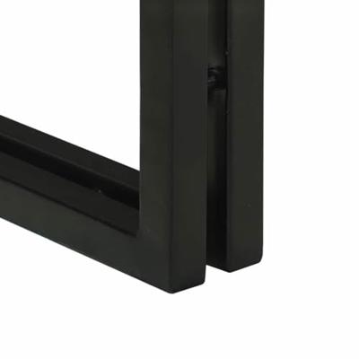 Salontafel 2 pcs Bruin 48 x 40 x 40 cm massief mangohout