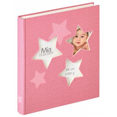 walther+ design UK-133-R Fotoalbum (b x h) 28 cm x 31 cm Roze 50 bladzijden walther+ design UK-133-R Fotoalbum (b x h) 28 cm x 31 cm Roze 50 bladzijden