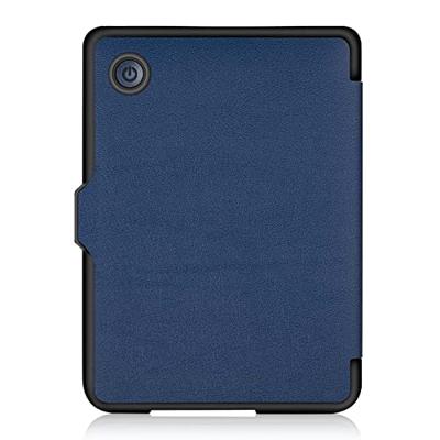 Lunso - Kobo Clara 2E hoes (6 inch) - sleep cover - Blauw