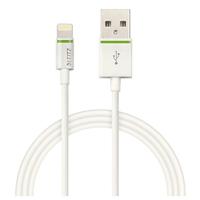 Leitz 62120001 kabel, Lightning naar USB, 1 m, Apple gecertificeerd - Wit - thumbnail