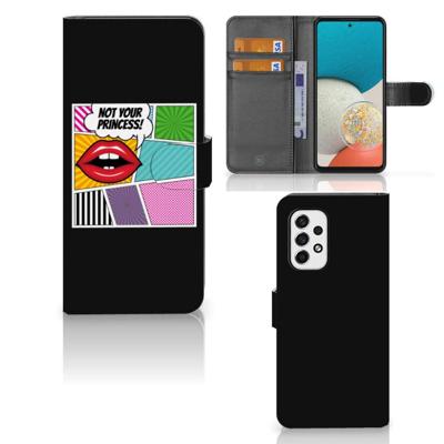 Samsung Galaxy A53 | Wallet Case | met Pasjes | Popart Princess Samsung Galaxy A53 | Wallet Case | met Pasjes | Popart Princess