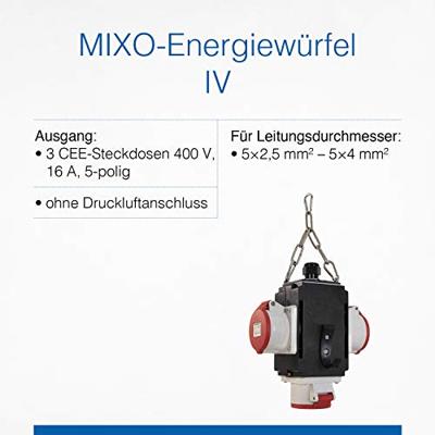 AS Schwabe MIXO 60737 Hangende CEE-stroomverdeler 400 V
