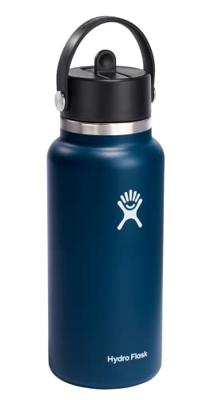 Hydro Flask 32 Oz Wide Flex Straw Cap Thermosfles Indigo 946 ml