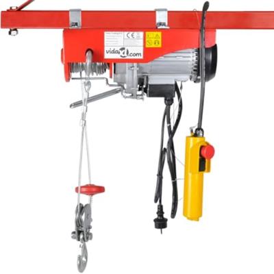 VidaXL Elektrische lier 1000 w 300/600 kg