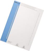 Elba ruiterstrook type 9, vel met 31 etiketten, blauw - thumbnail