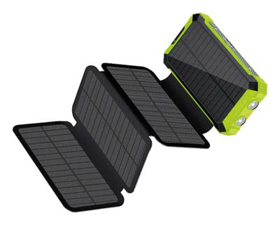 RealPower PB-20000 Solar 20000 mAh Draadloos opladen Zwart, Groen RealPower PB-20000 Solar 20000 mAh Draadloos opladen Zwart, Groen